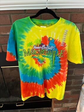 New with Tags Jimmy Buffet Tye-Dyed Margaritaville Tshirt Large.